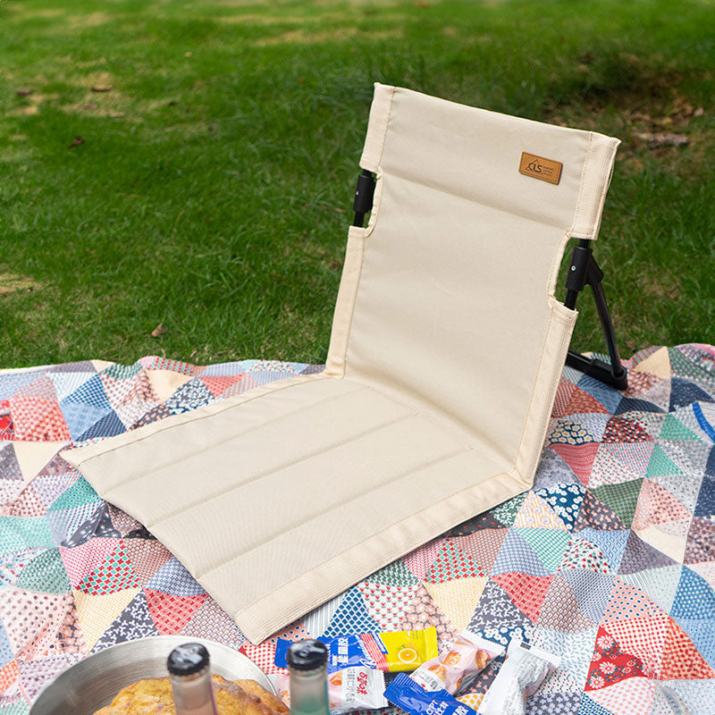 Outdoor camping backrest cushion chair portable folding chair tent leisure chair balcony park lawn picnic chair