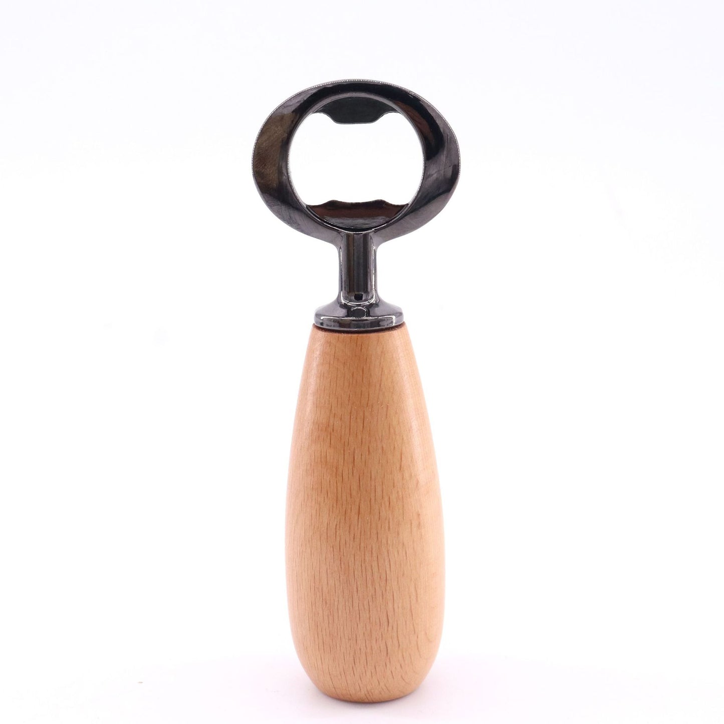 Bottle opener bottle opener beer beverage soda black walnut solid wood handle home personality creative bottle opener artifact