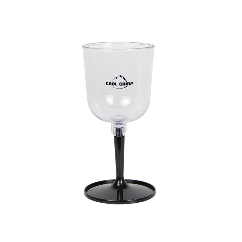 Outdoor Camping Red Wine Cup Shatterproof Plastic Stemware Detachable Portable Wine Cup Champagne Cup