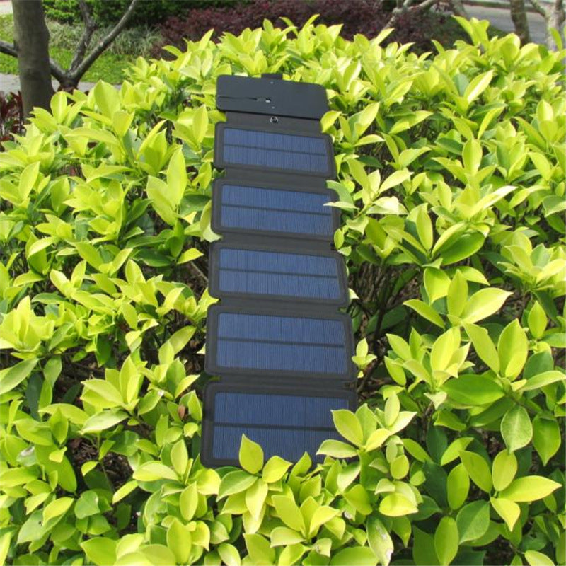 Lerranc Portable Folding 10W Solar Panels Charger 5V 2.1A USB Output Solar Cells for Cellphones Outdoors