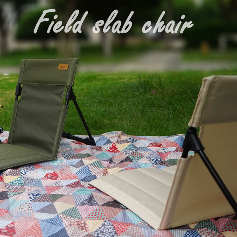Outdoor camping backrest cushion chair portable folding chair tent leisure chair balcony park lawn picnic chair